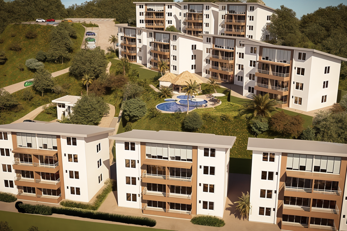 Serena Condos Playas del Coco — Resort Pool & Contemporary Architecture