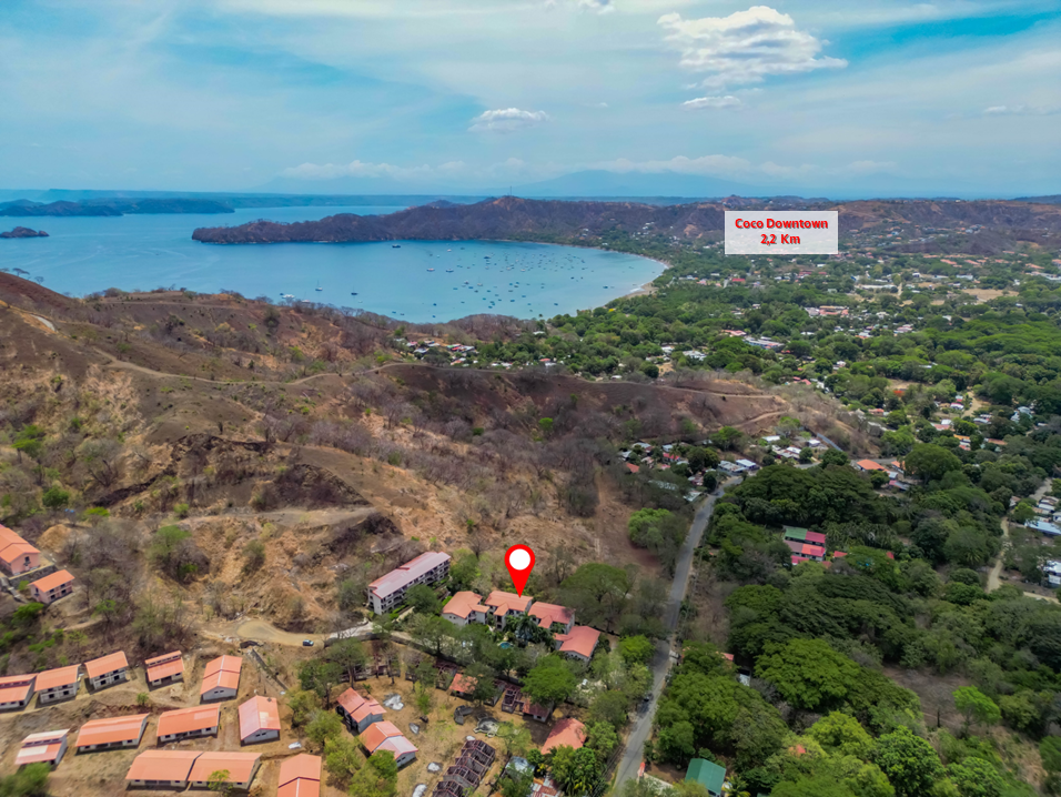 Serena Condos Location Map — Between Playas del Coco and Playa Ocotal, Guanacaste